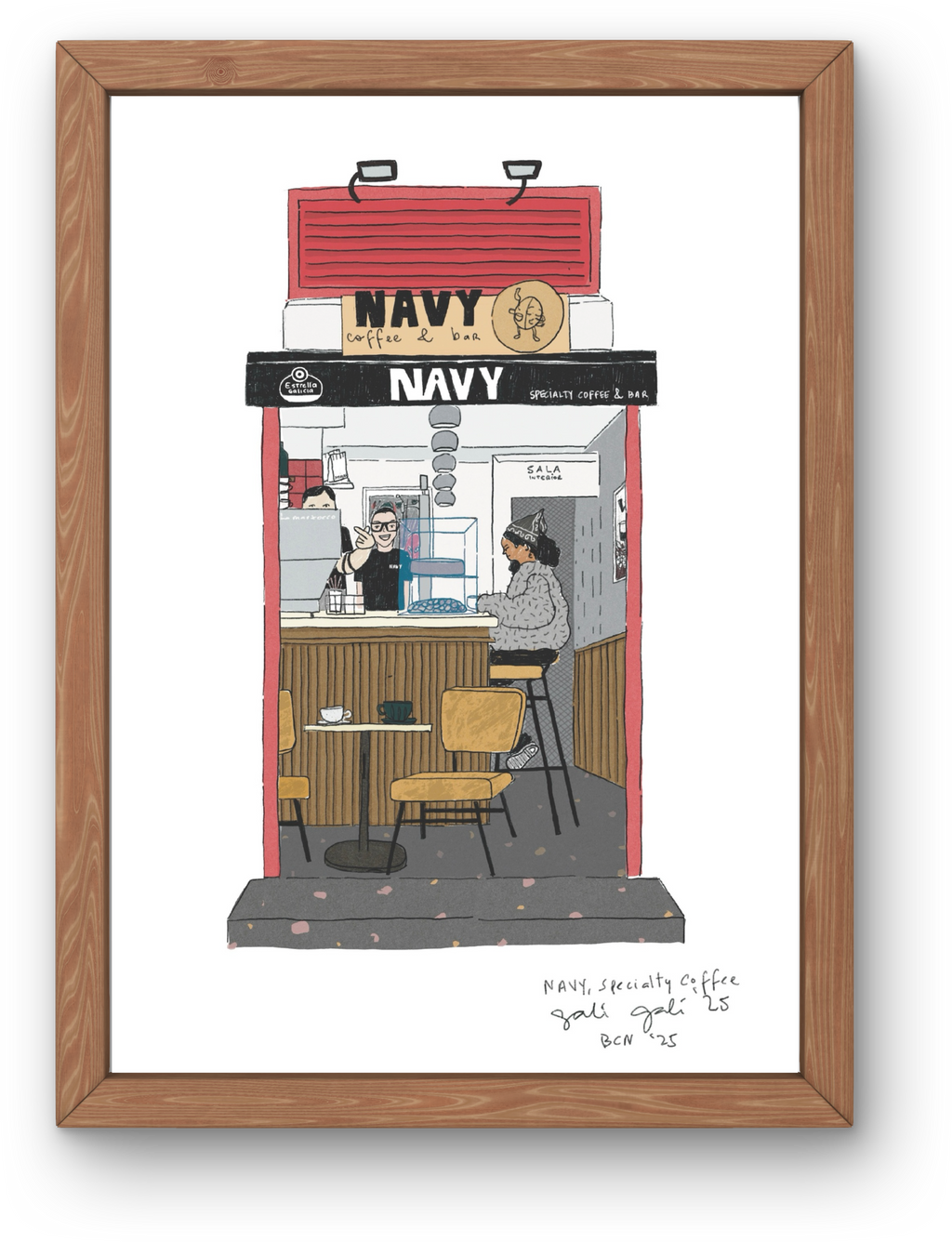 NAVY- Print numerado