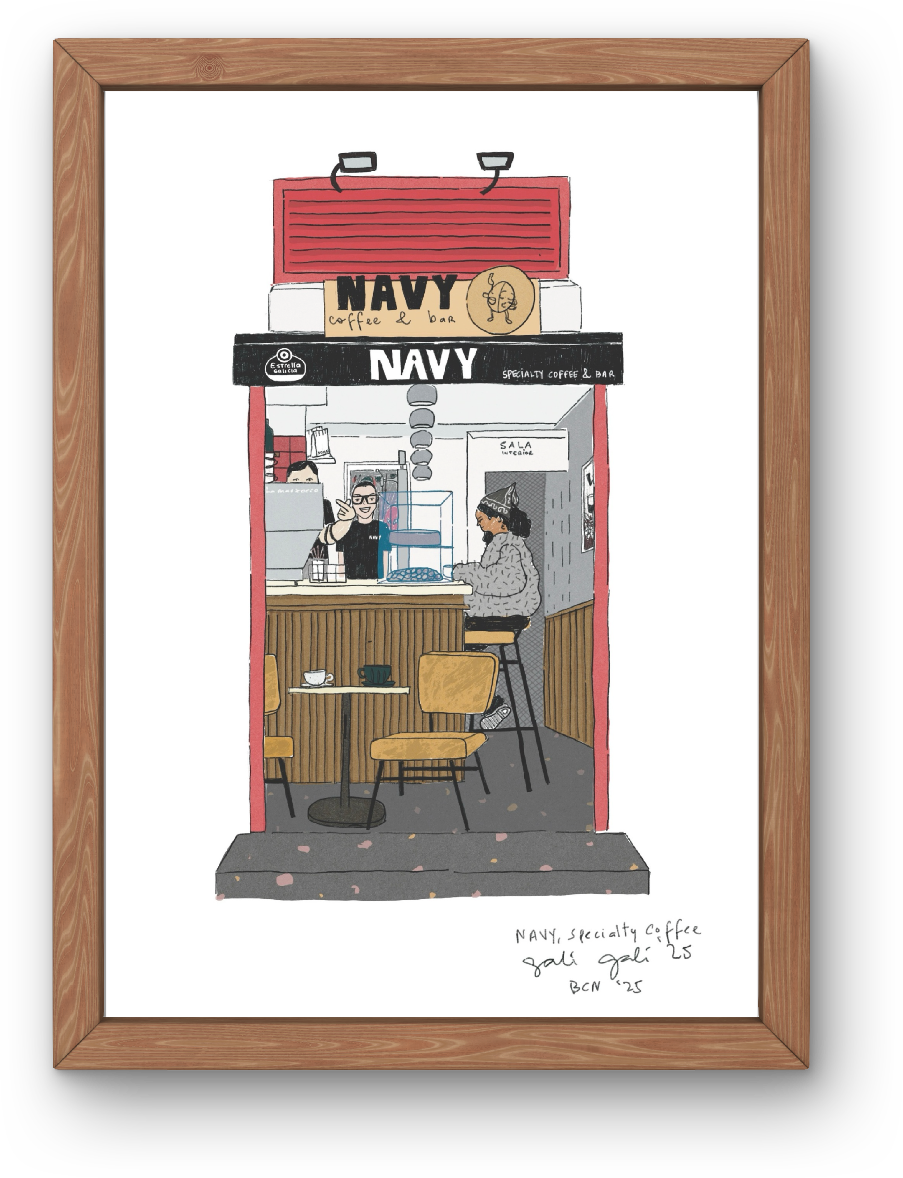 NAVY- Print numerado